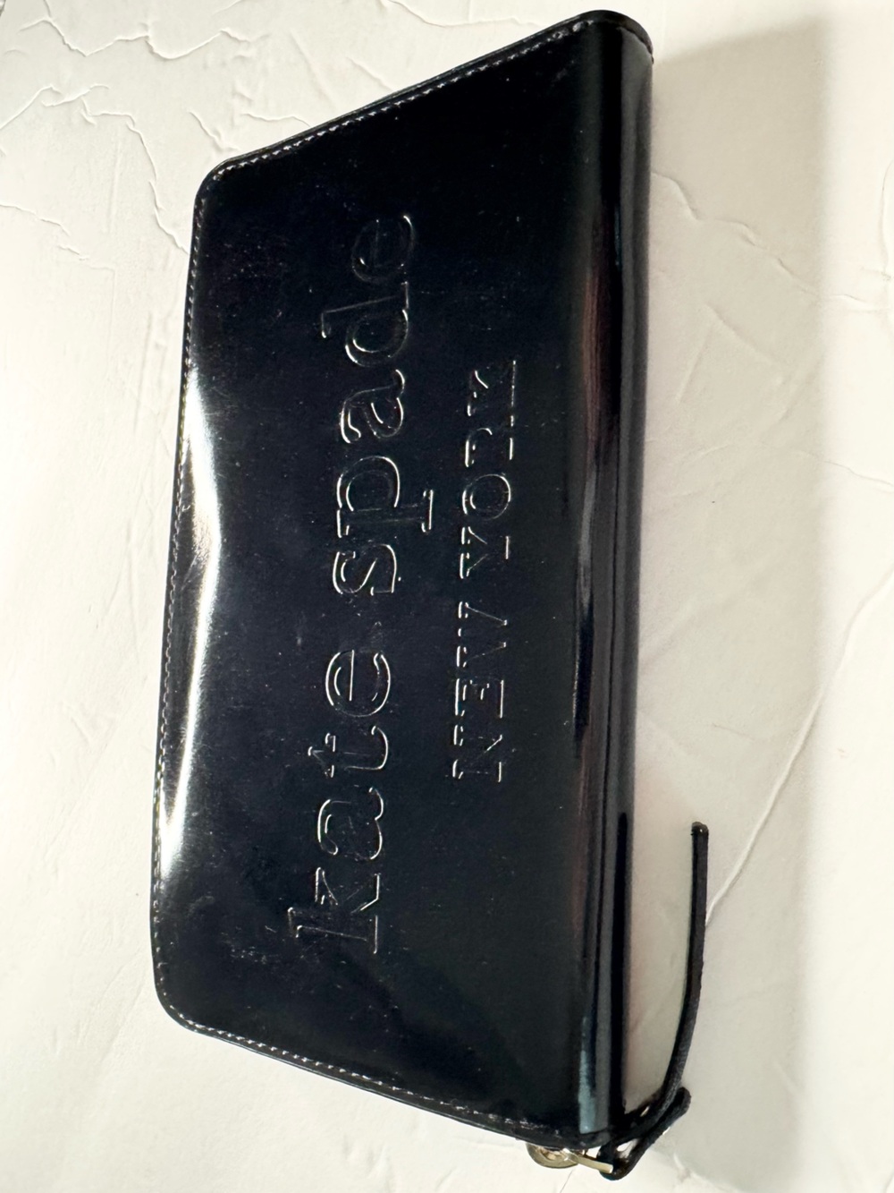 kate spade Chrissy Black Patent Wallet PWRU1184 - Picture 3 of 16